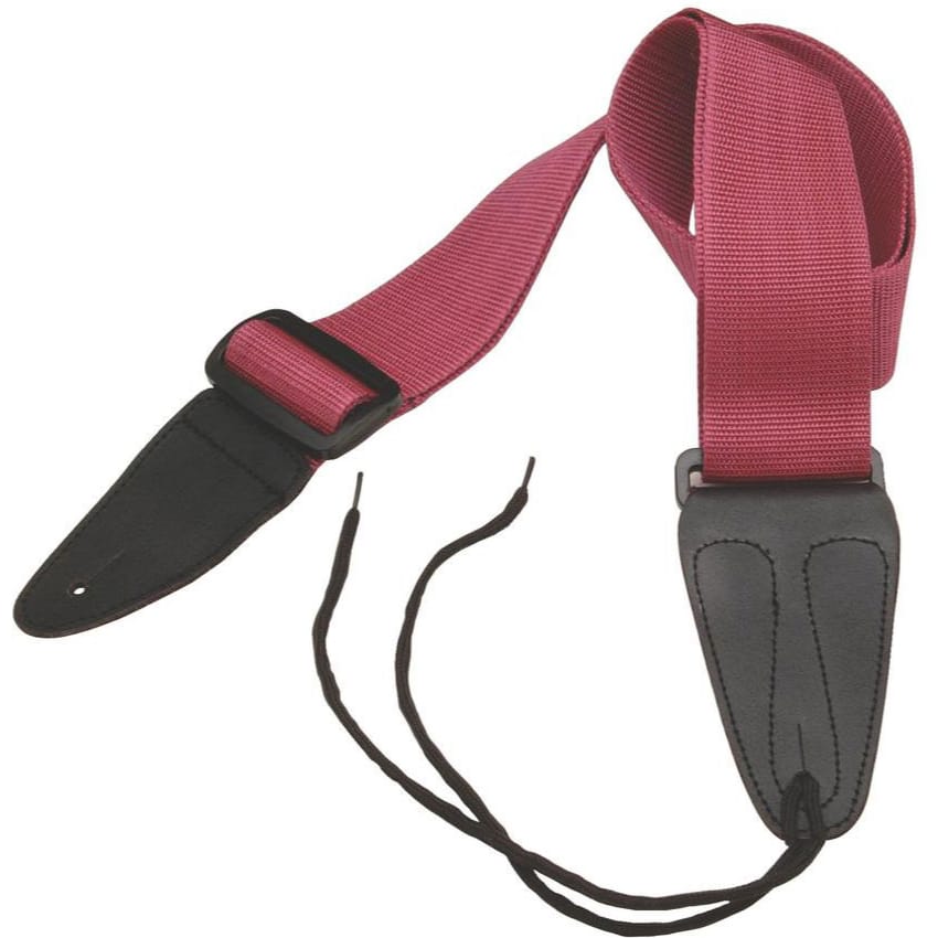 On-Stage GSA10BU Guitar Strap (Burgundy)