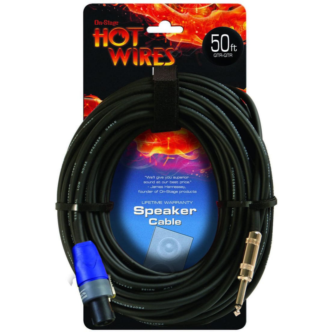 On-Stage SP14-50SQ Speaker Cable (50')