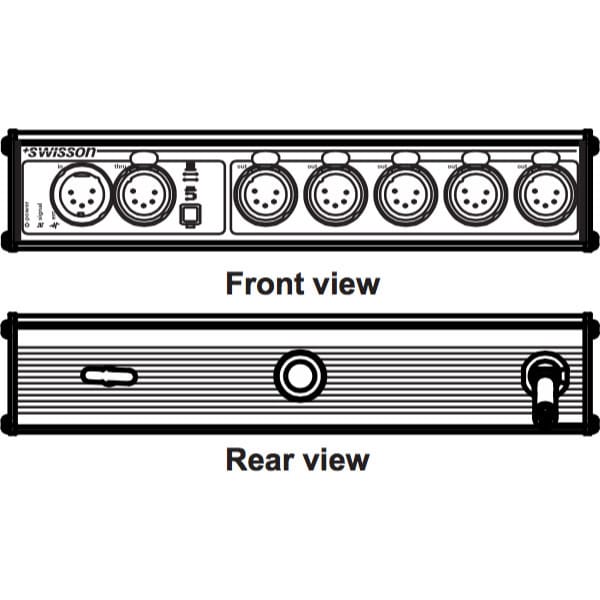 Swisson XSP-5B-US DMX Splitter (Box)