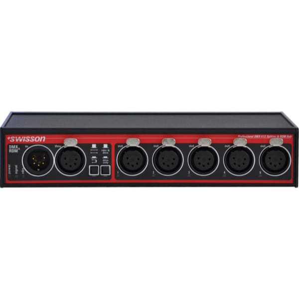 Swisson XSR-5B5-US RDM & DMX Splitter (Box)