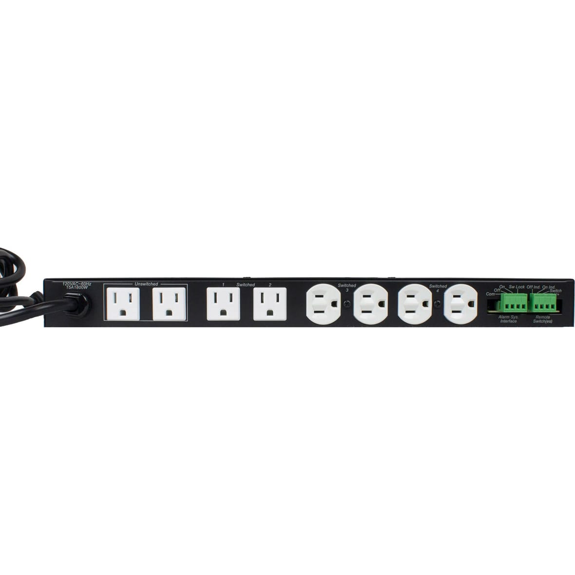 Lowell ACR-SEQ4-1509 15A Rackmount Power Sequencer with 9 Outlets