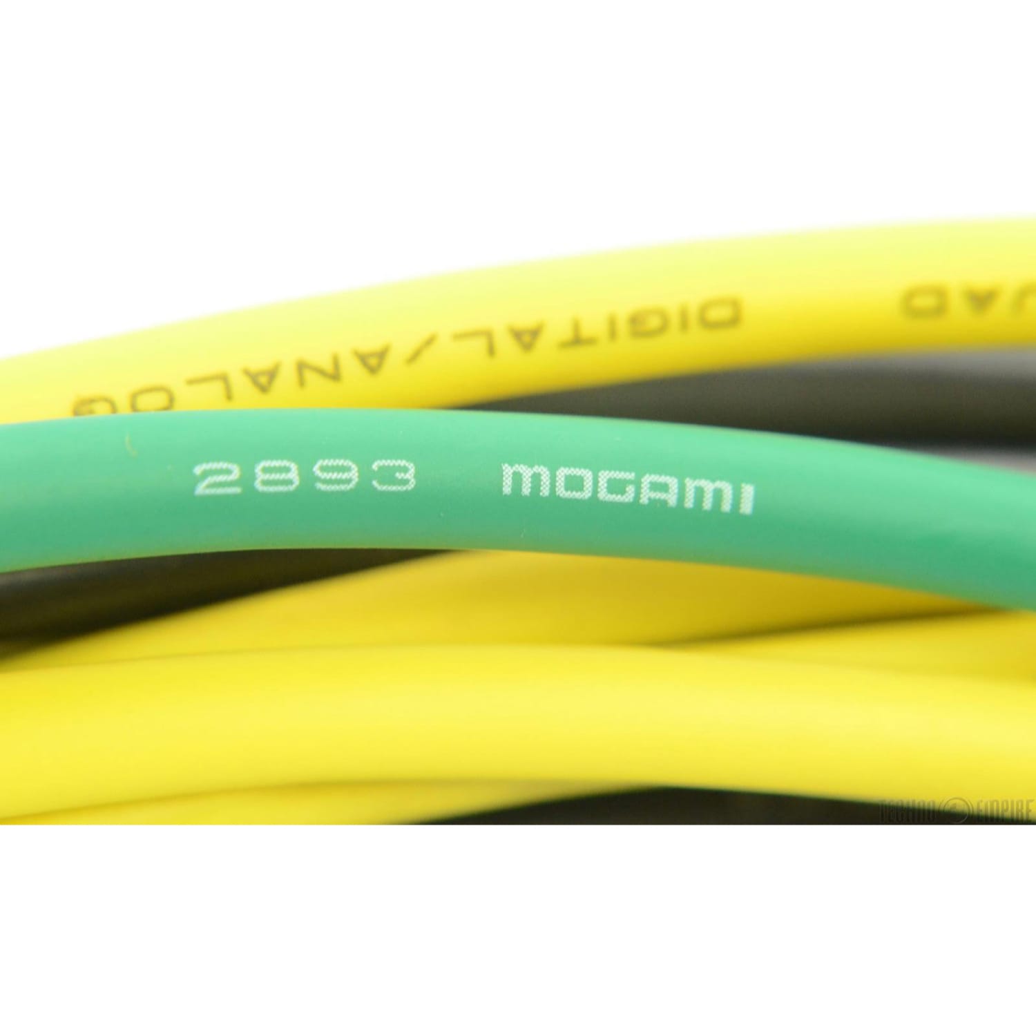 Mogami W2893 Miniature Neglex Quad Microphone Cable (Green, By the Foot)