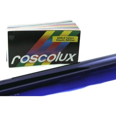 Rosco #79 Roscolux Cinegel Filter Gel Bright Blue (20" x 24" Sheet)