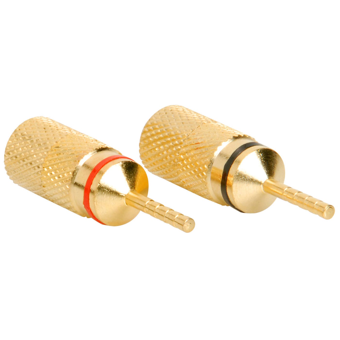 Parts Express 091-310 Gold 12 AWG Speaker Pin Compression Connector (Pair)