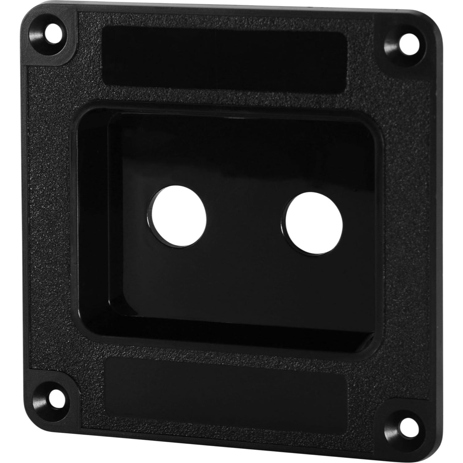 Penn Elcom M1500 Speaker Cabinet Recessed Dish for Two 1/4" Jacks (Black)