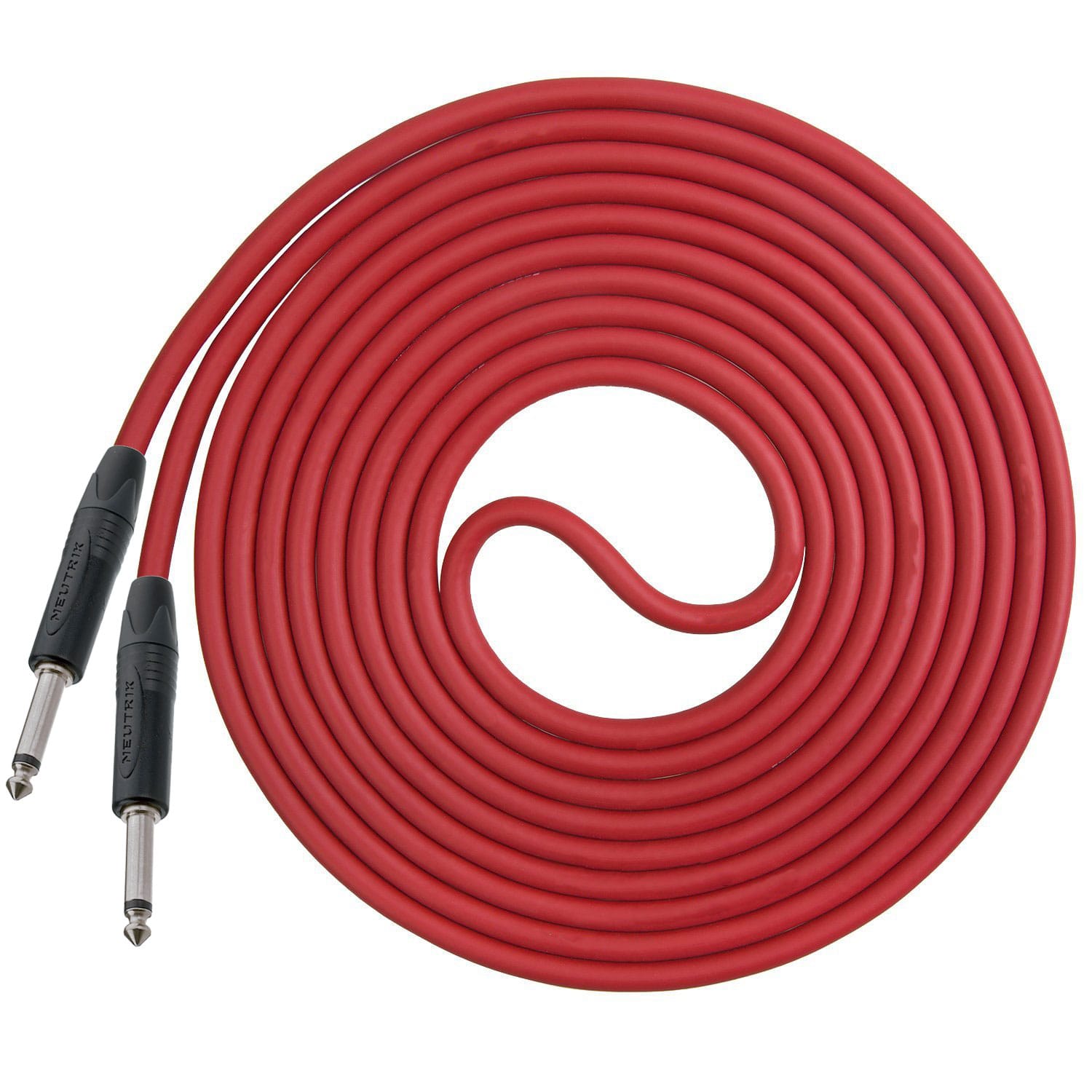 Performance Audio Professional 1/4" Straight to Straight Instrument Cable (12', Red)