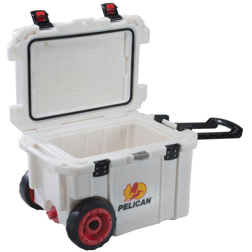 Pelican 45QW Elite Wheeled Cooler (White)