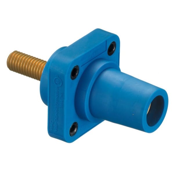 Whirlwind Hubbell HBLFRSBL Single Pole Female Cam-Lock Receptacle (Blue)