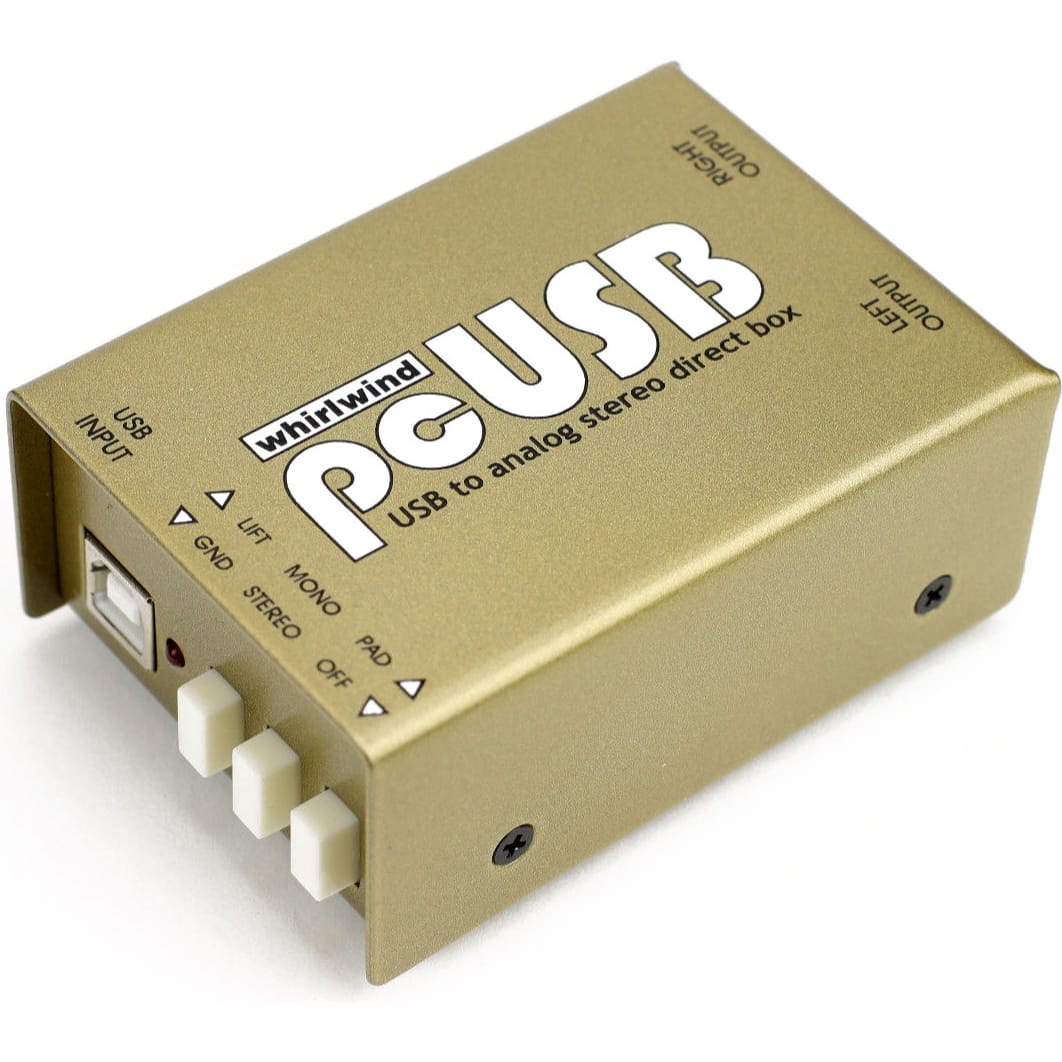 Whirlwind pcUSB Stereo Direct Box