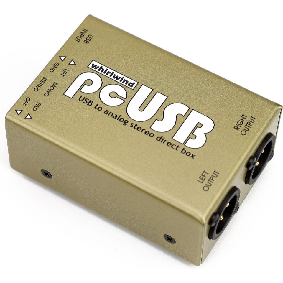 Whirlwind pcUSB Stereo Direct Box