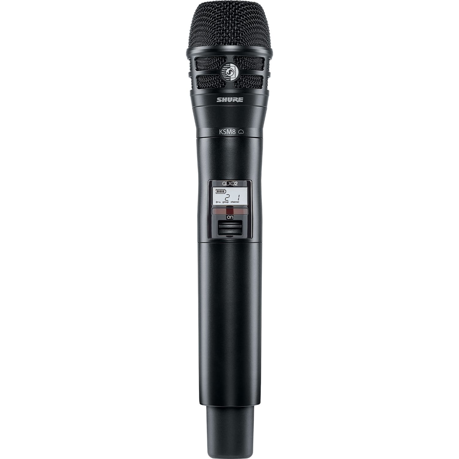 Shure QLXD2/K8B Digital Handheld Wireless Microphone Transmitter (H50: 534-598 MHz)