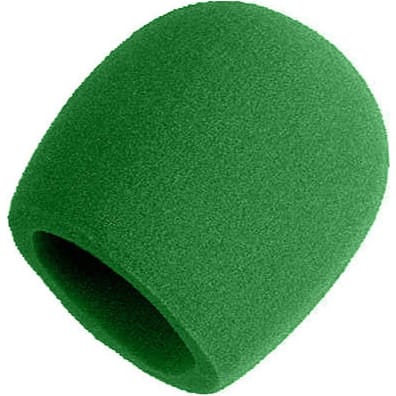 Shure A58WS-GRN Foam Windscreen (Green)