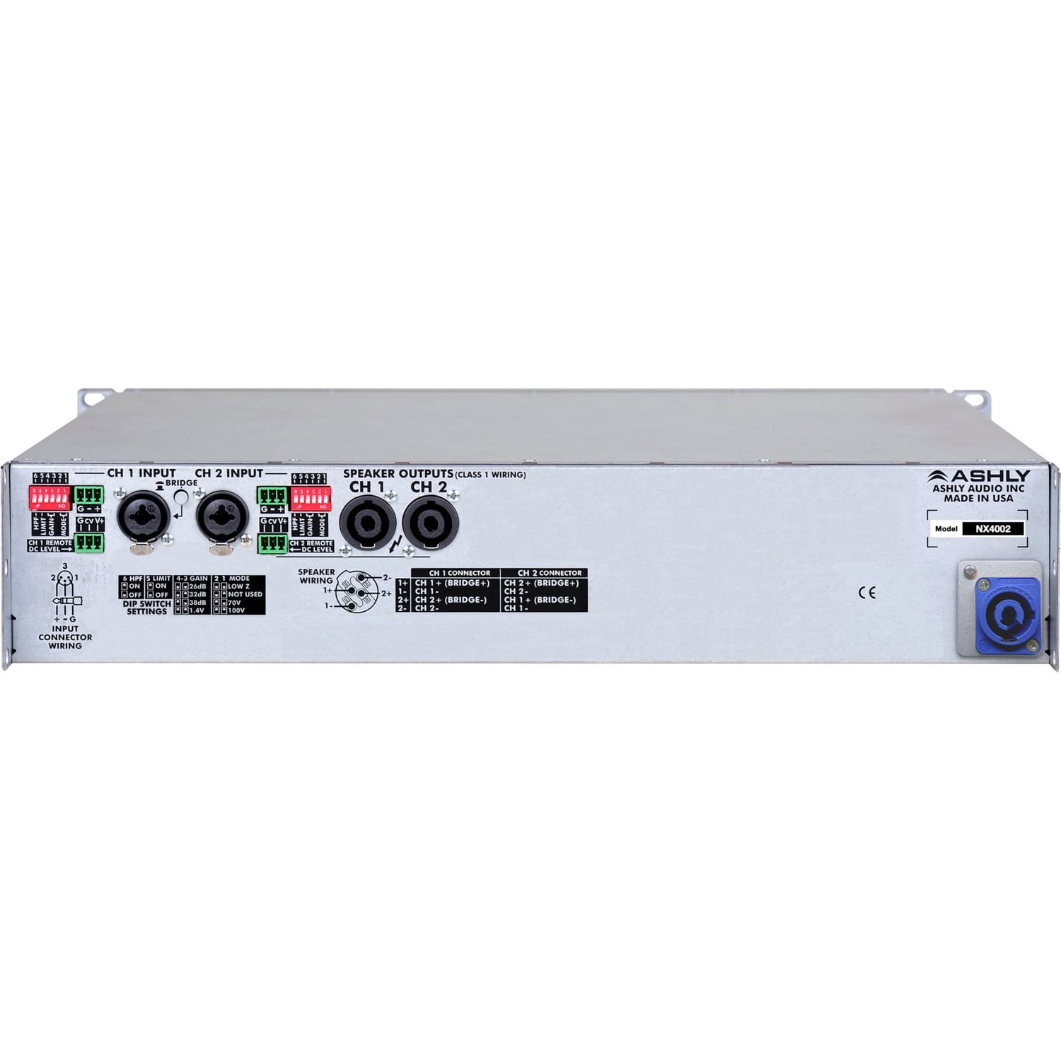 Ashly nX4002 Network Multi-Mode Power Amplifier (2 x 400W)