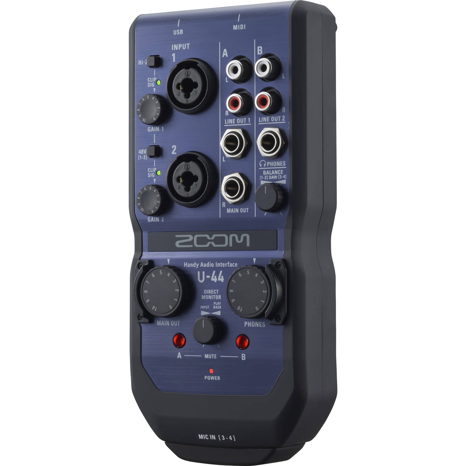 Zoom U-44 Handy Audio Interface