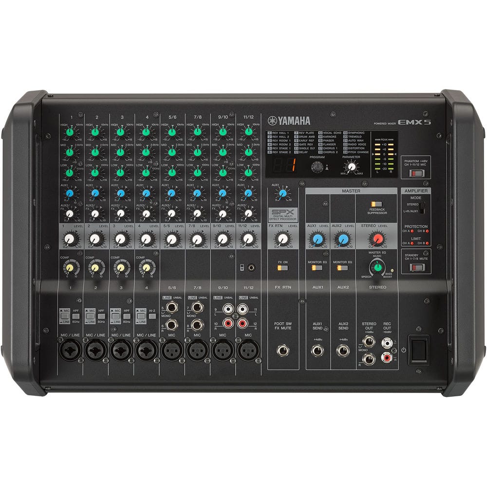 Yamaha EMX5 12-Input Powered Mixer