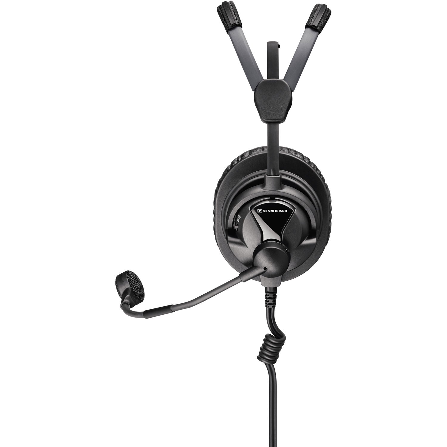 Sennheiser HMDC 27 Dual-Ear Over-Ear Broadcast Headset with Dynamic Microphone and Cable