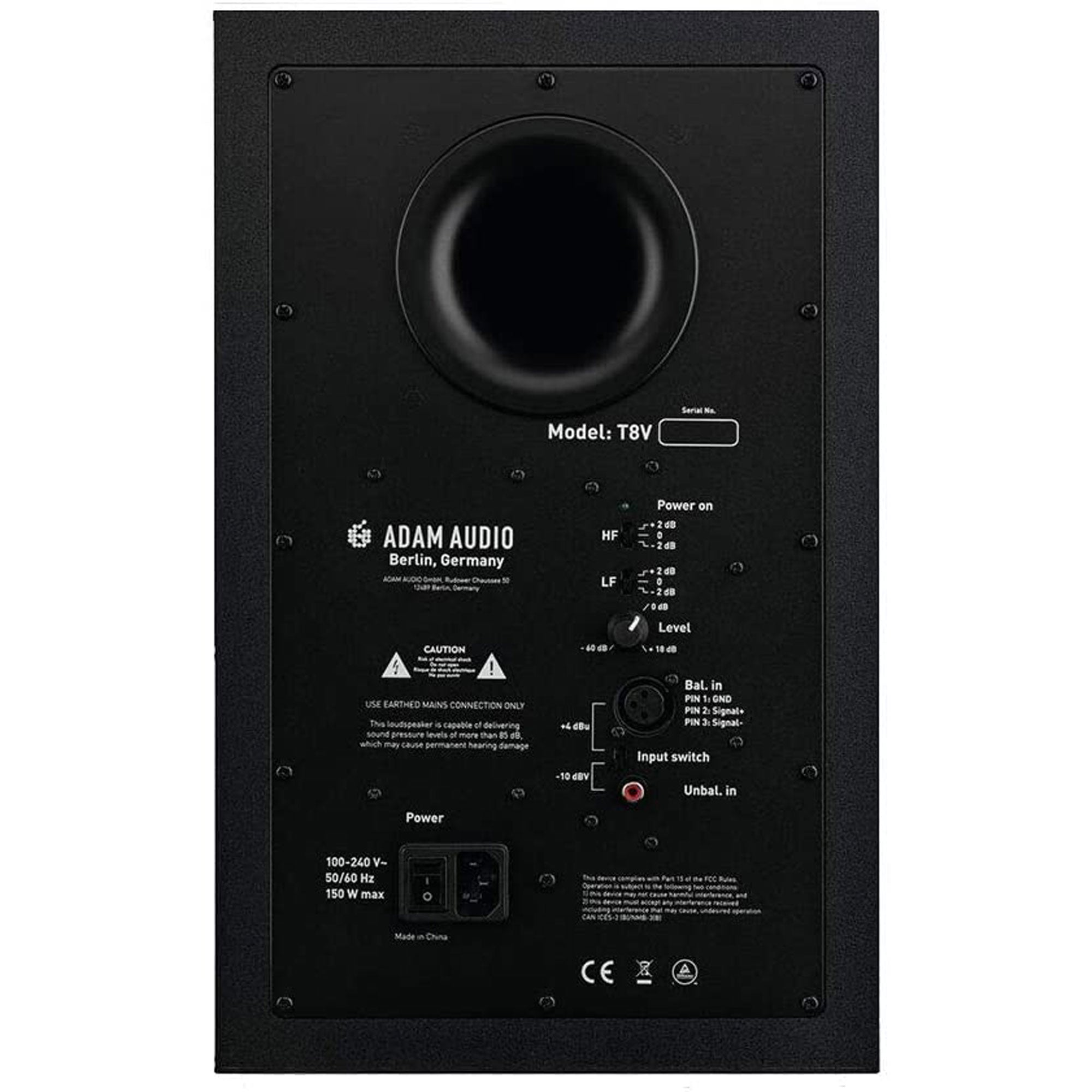 Adam Audio T8V T-Series 8" Active Nearfield Monitor (Single)