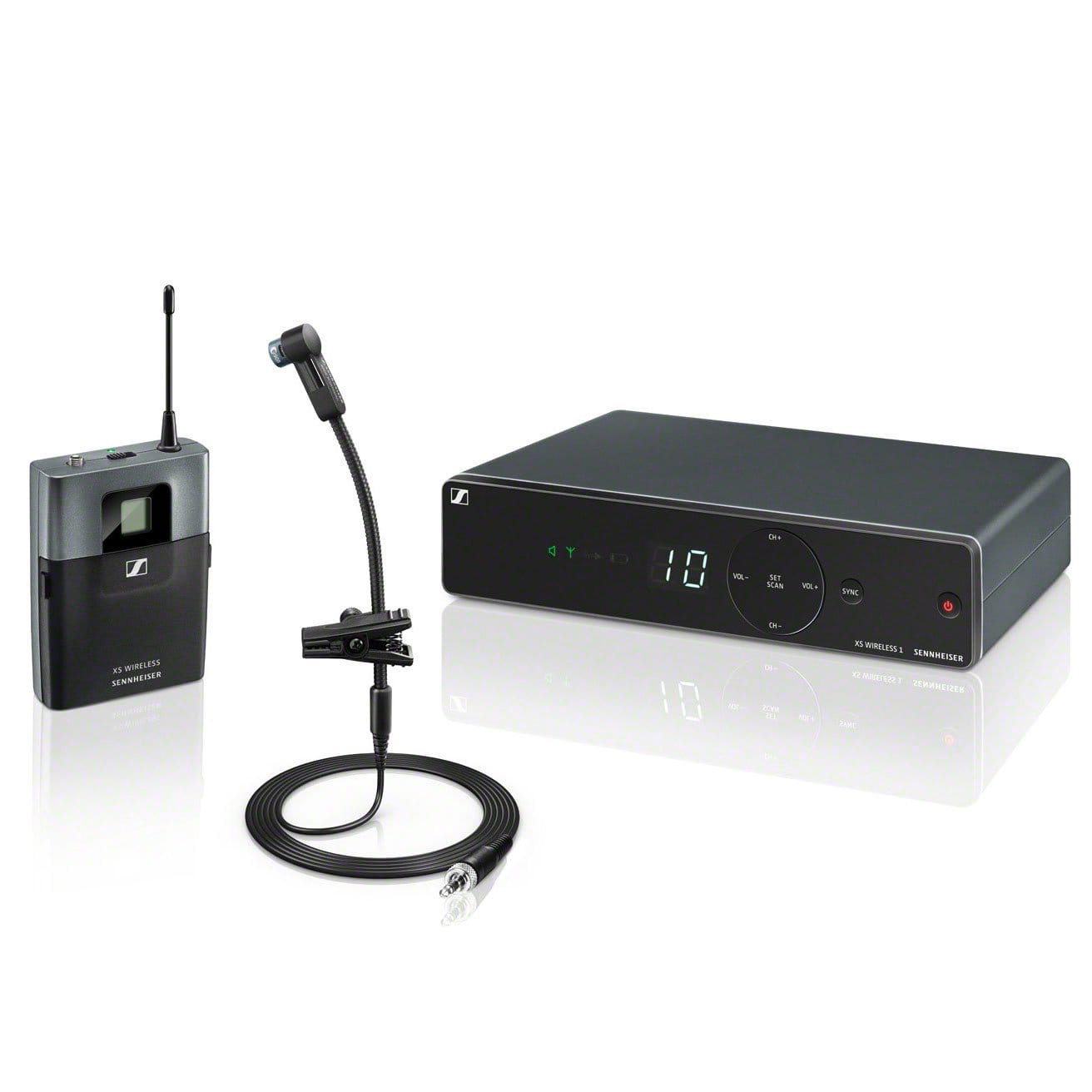 Sennheiser XSW 1-908-A UHF Wireless Brass System with e908T Gooseneck Mic (A: 548-572 MHz)