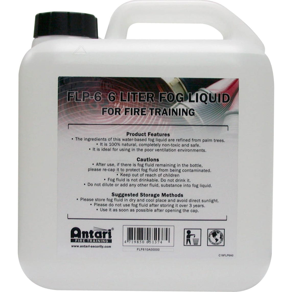 Antari FLP-6 Long-Lasting Fog Liquid (6 Liters)