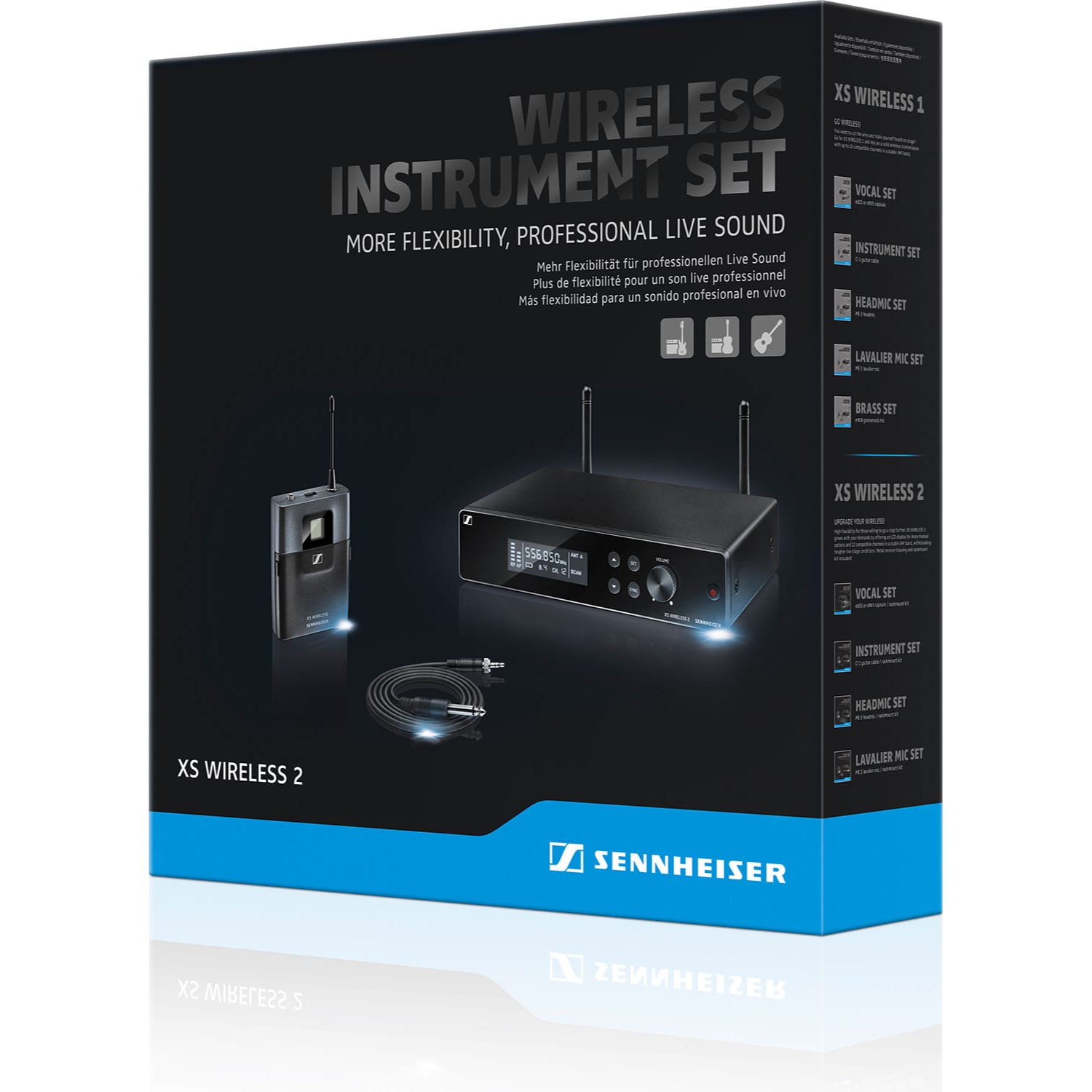 Sennheiser XSW 2-CI1-A UHF Wireless Instrument System (A: 548-572 MHz)