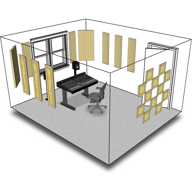 Primacoustic London 12 Studio Room Acoustic Kit (Paintable White)