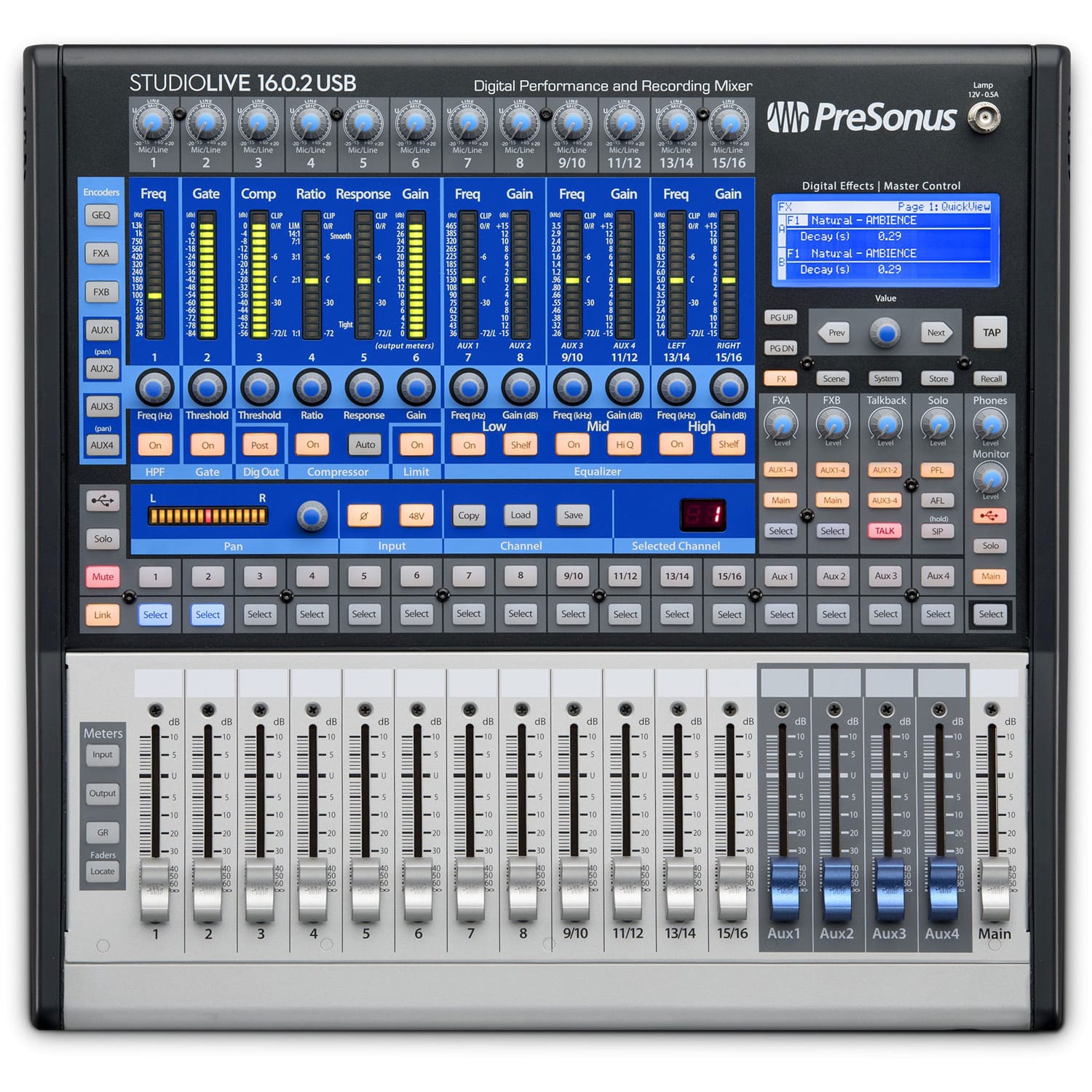 PreSonus StudioLive 16.0.2 USB Digital Mixer