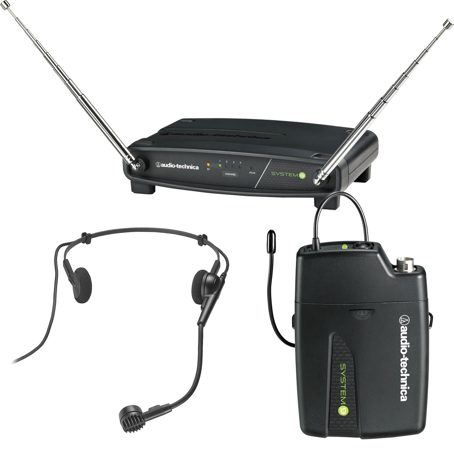 Audio-Technica ATW-901A/H System 9 VHF Wireless System (Headworn Microphone)