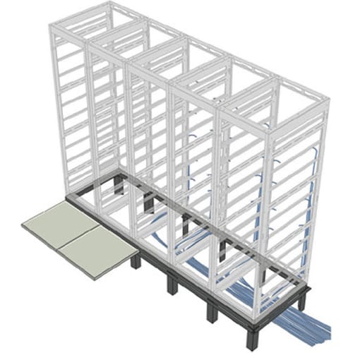 Middle Atlantic RIB-2-GRK-30B Riser Base for 30" Deep GRK Racks (2 Bays)