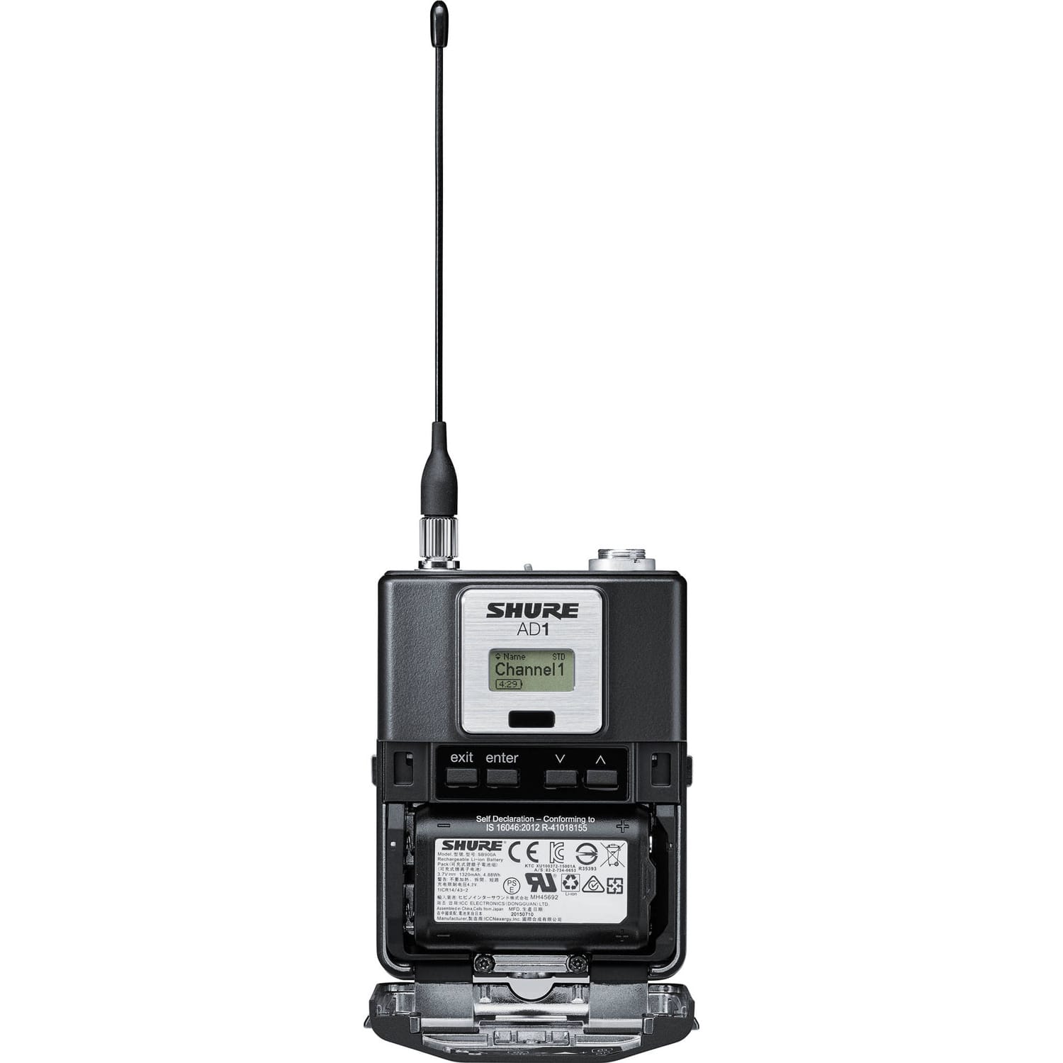 Shure AD1LEMO3 Axient Digital Bodypack Transmitter (G57: 470-616 MHz)