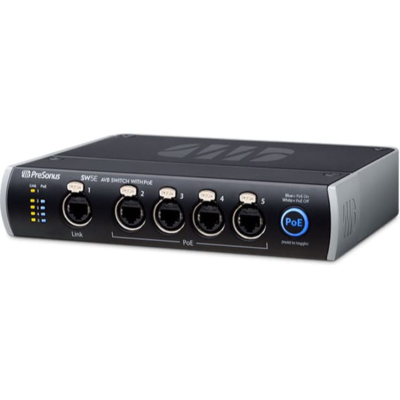 PreSonus SW5E AVB Switch with POE