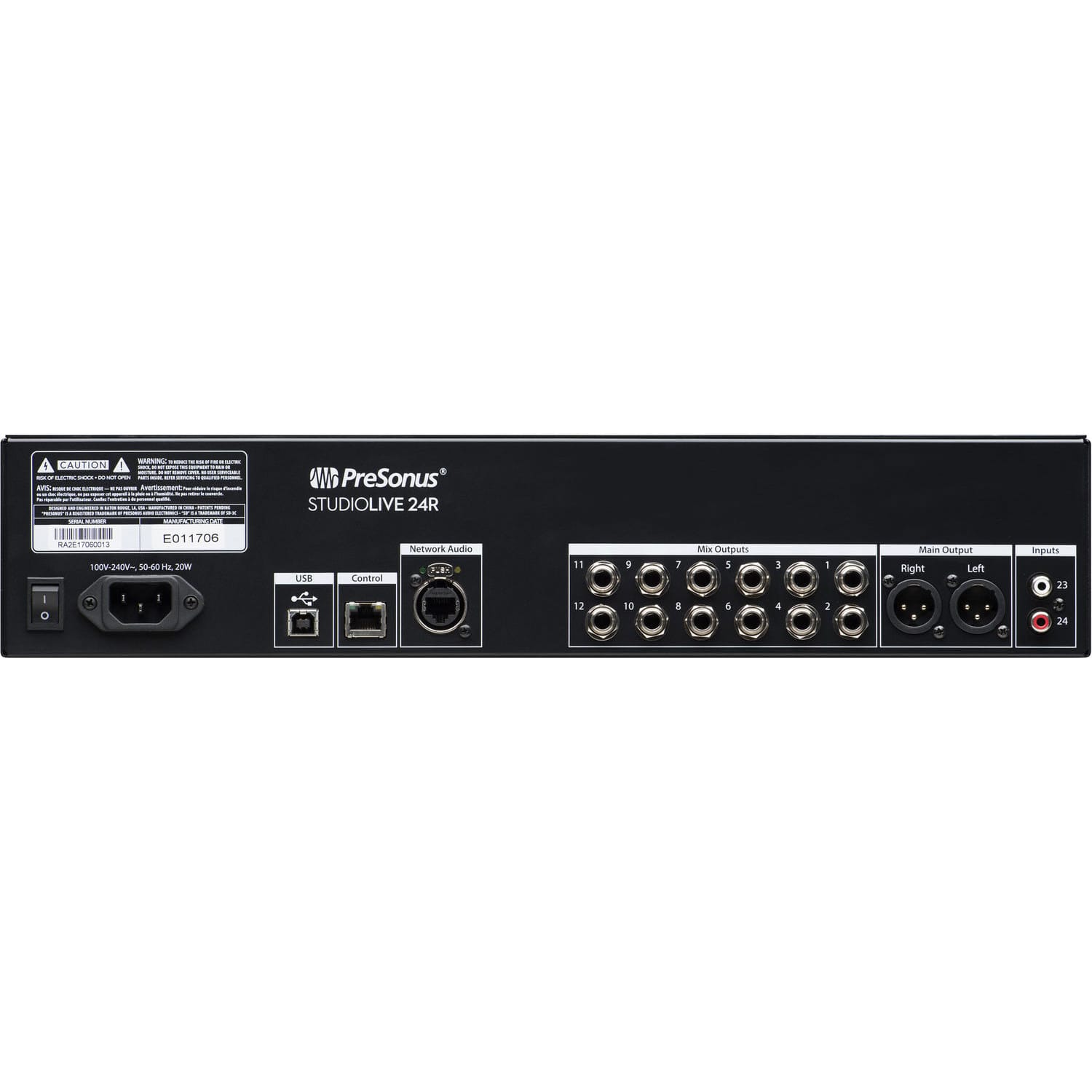 PreSonus StudioLive 24R Rack-Mount Digital Mixer