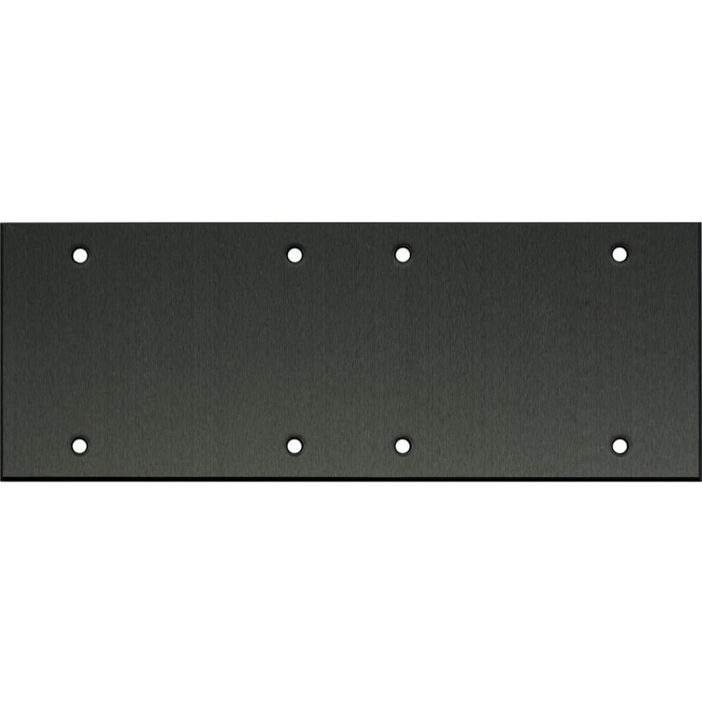 Whirlwind WPX6B/0H Wallplate .125 Black Anodized Aluminum