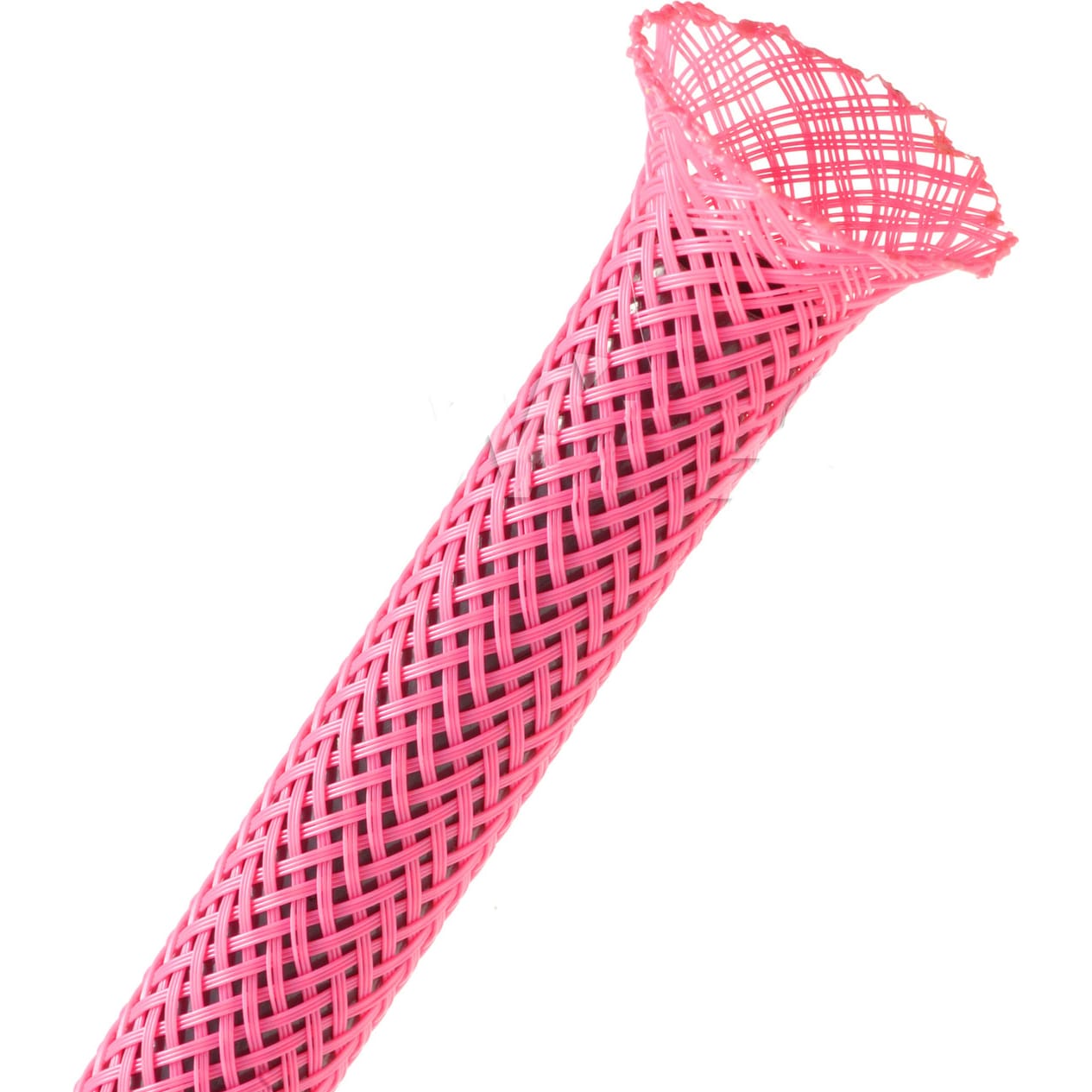 Techflex Flexo PET Expandable Braided Sleeving (1/4" Neon Pink, By the Foot)