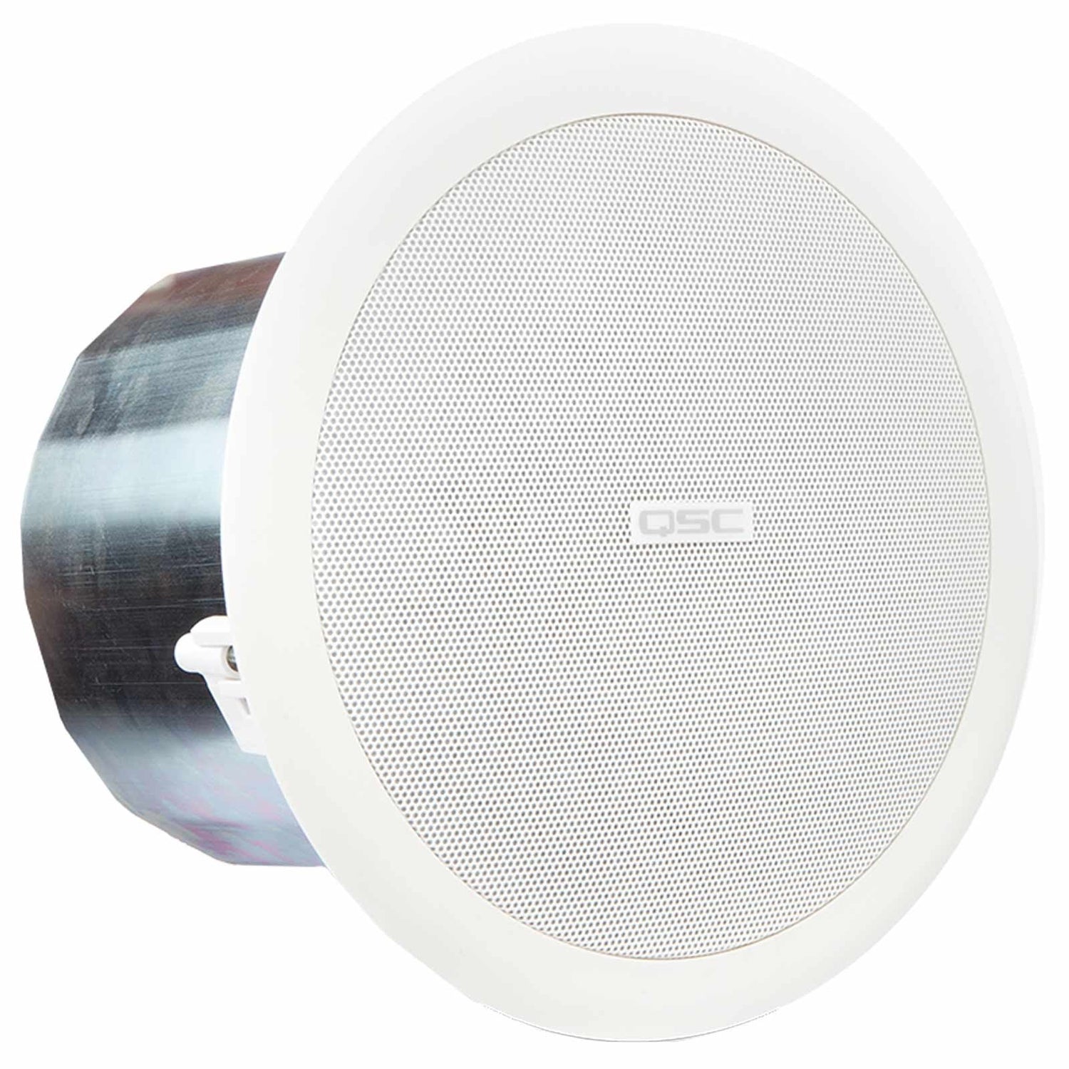 QSC AC-C6T AcousticCoverage 6.5" Two-Way Ceiling Loudspeaker (Each, White)