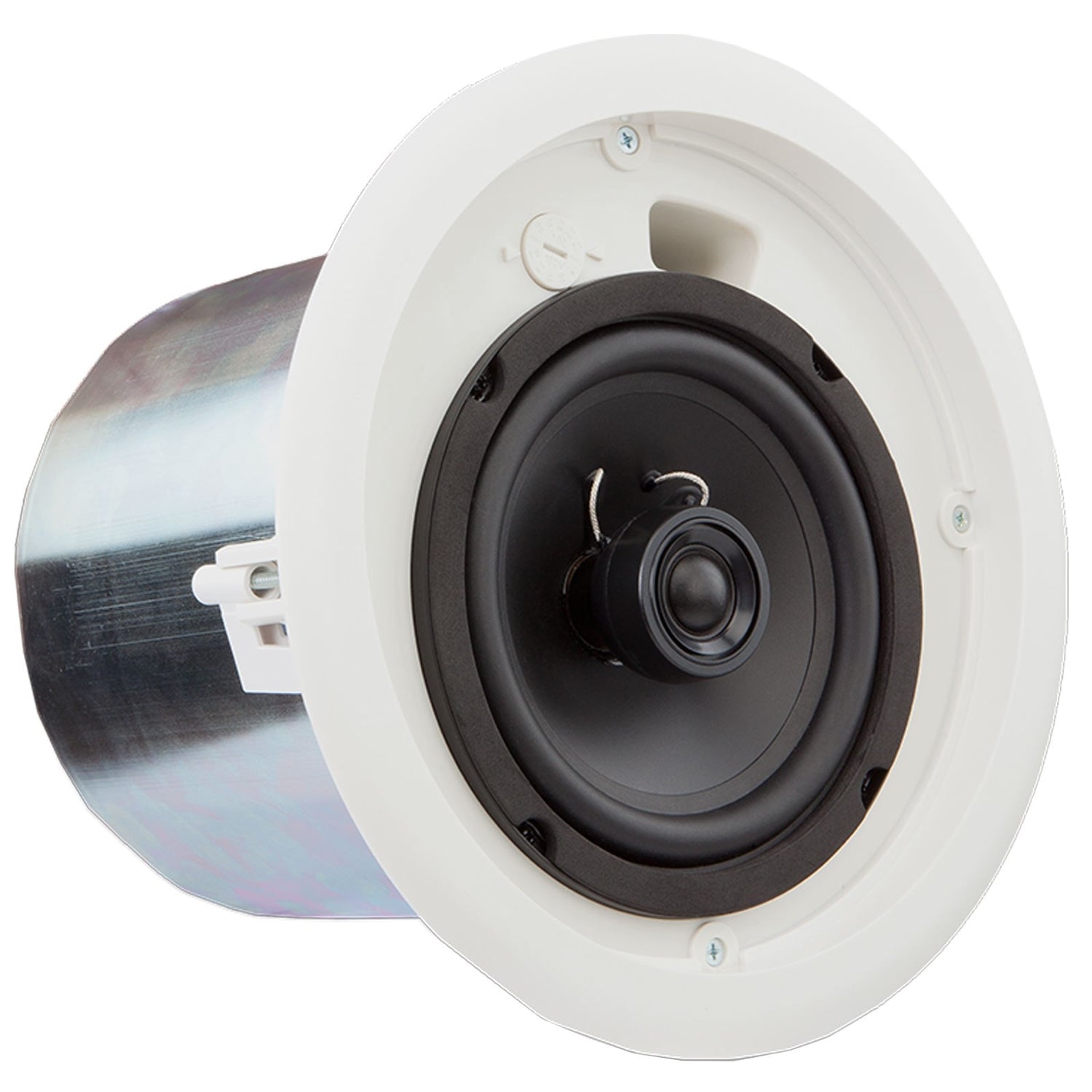 QSC AC-C6T AcousticCoverage 6.5" Two-Way Ceiling Loudspeaker (Each, White)