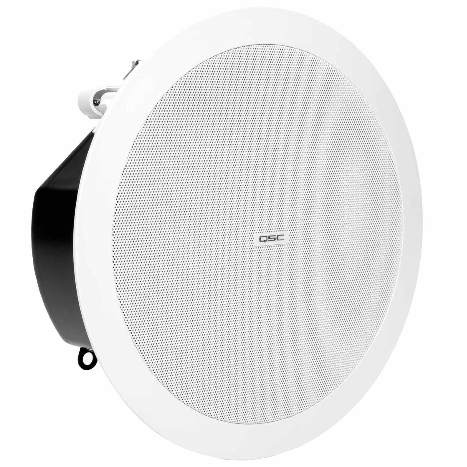 QSC AD-C4T-LP AcousticDesign 4.5" 2-Way, Low-Profile 30W Ceiling Loudspeaker (Single, White)