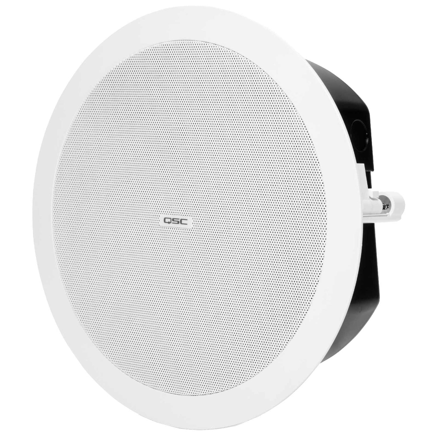 QSC AD-C4T-LP AcousticDesign 4.5" 2-Way, Low-Profile 30W Ceiling Loudspeaker (Single, White)