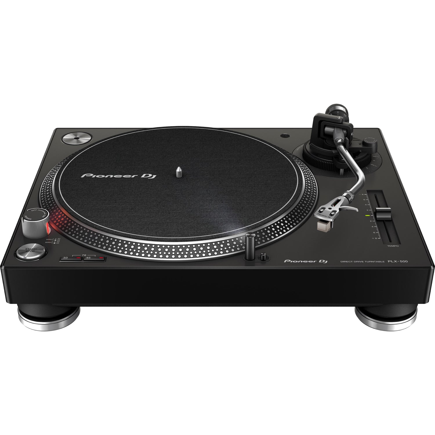 Pioneer DJ PLX-500-K High-Torque, Direct-Drive Turntable (Black)