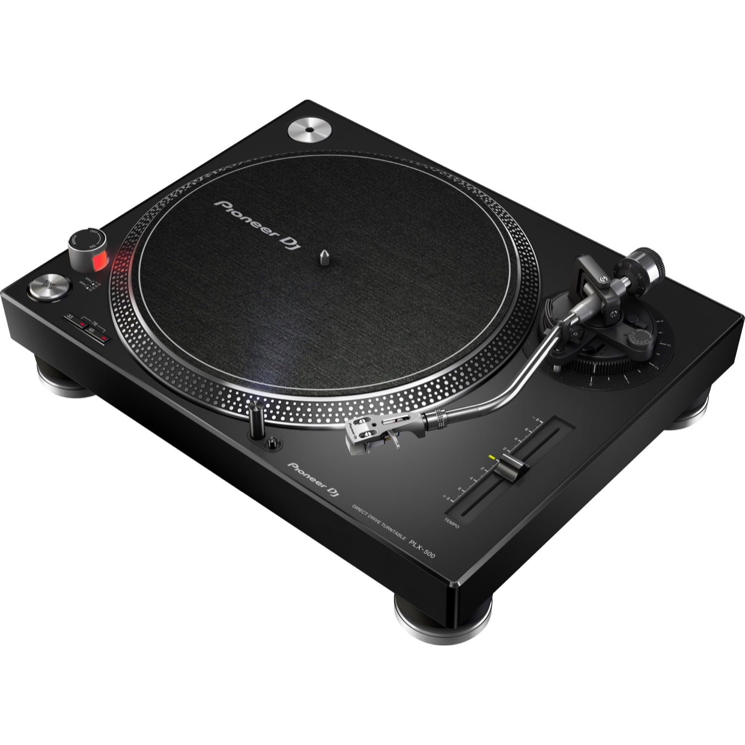 Pioneer DJ PLX-500-K High-Torque, Direct-Drive Turntable (Black)