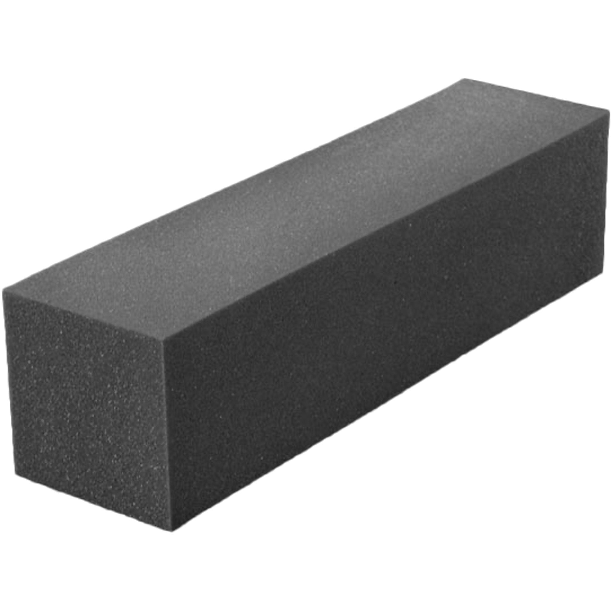 Performance Audio 6" x 6" x 24" Corner Fill Acoustic Foam Block (Charcoal, 8 Pack)