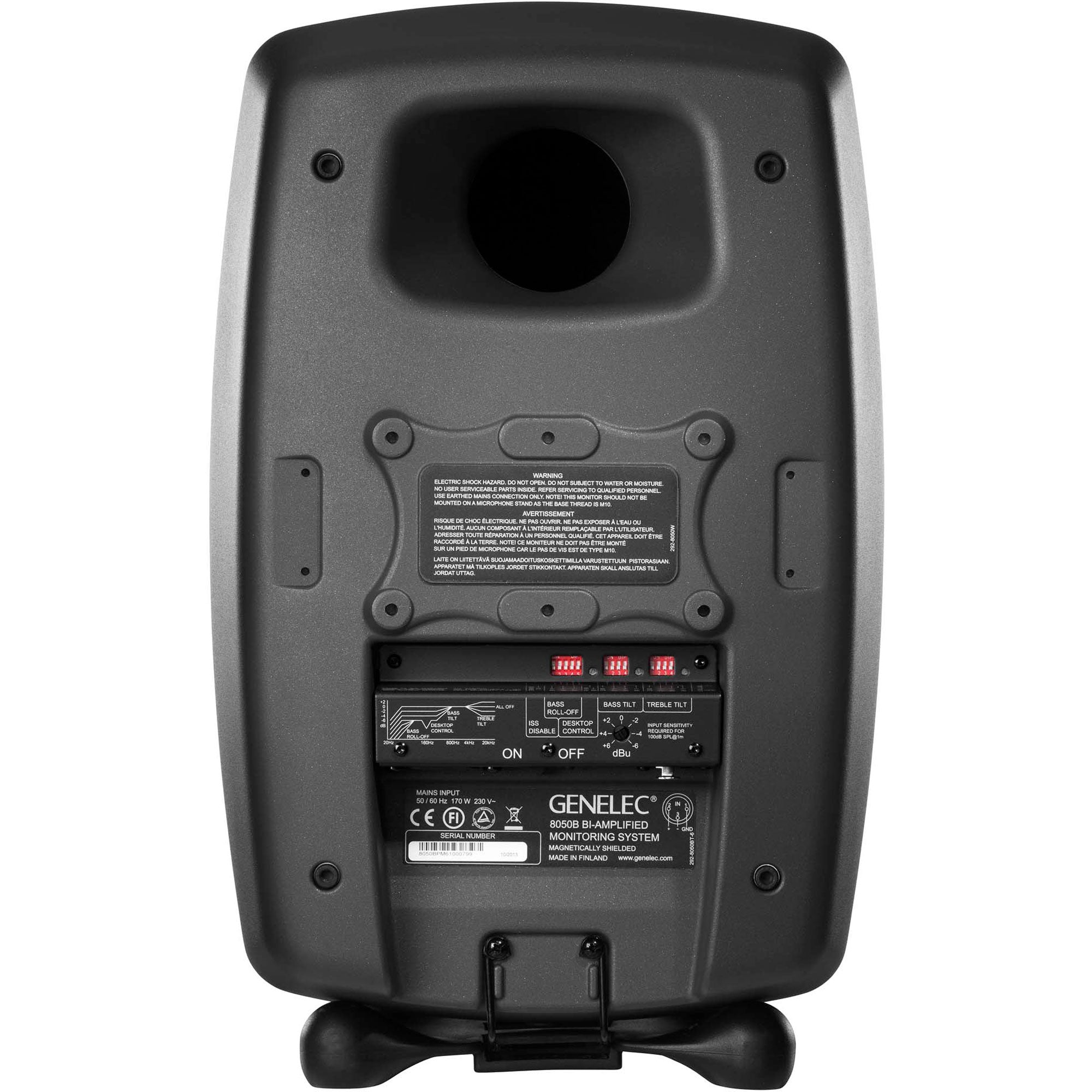 Genelec 8050B Two-Way 8" Active Studio Monitor (Single, Dark Grey)