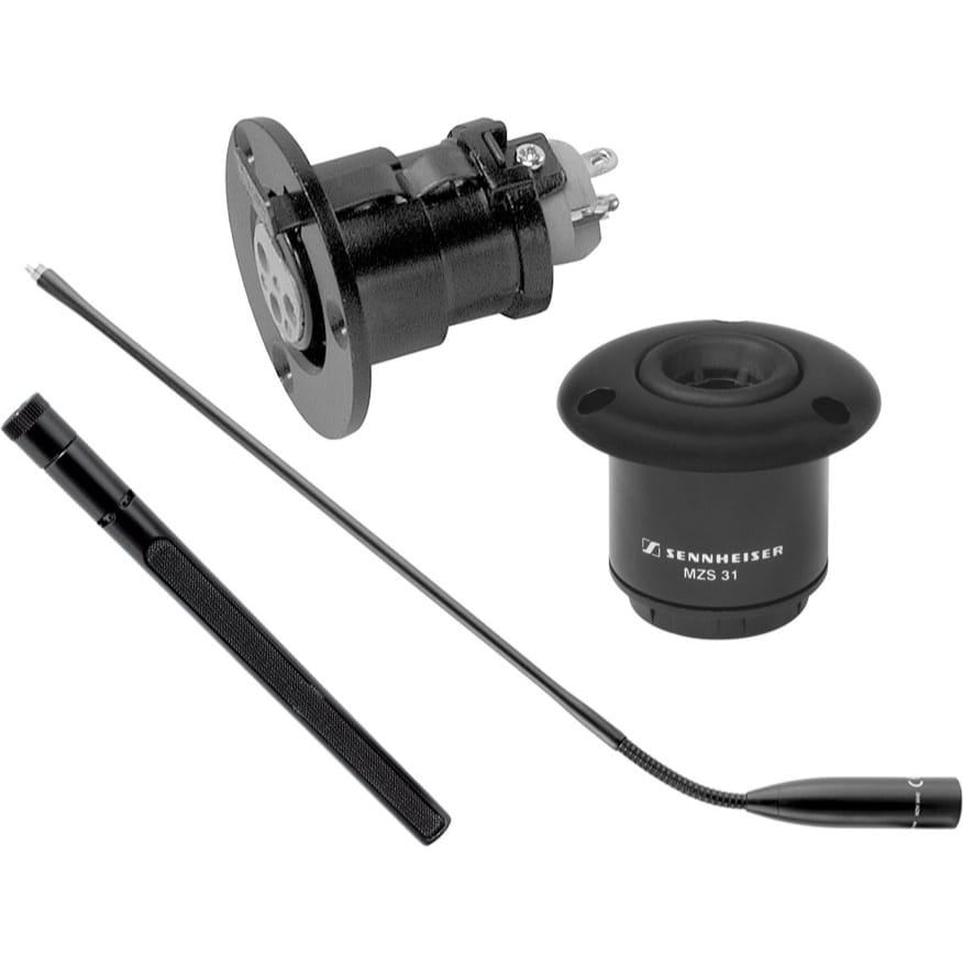 Sennheiser I40-L IS Series Gooseneck Microphone Package (Mini Shotgun)