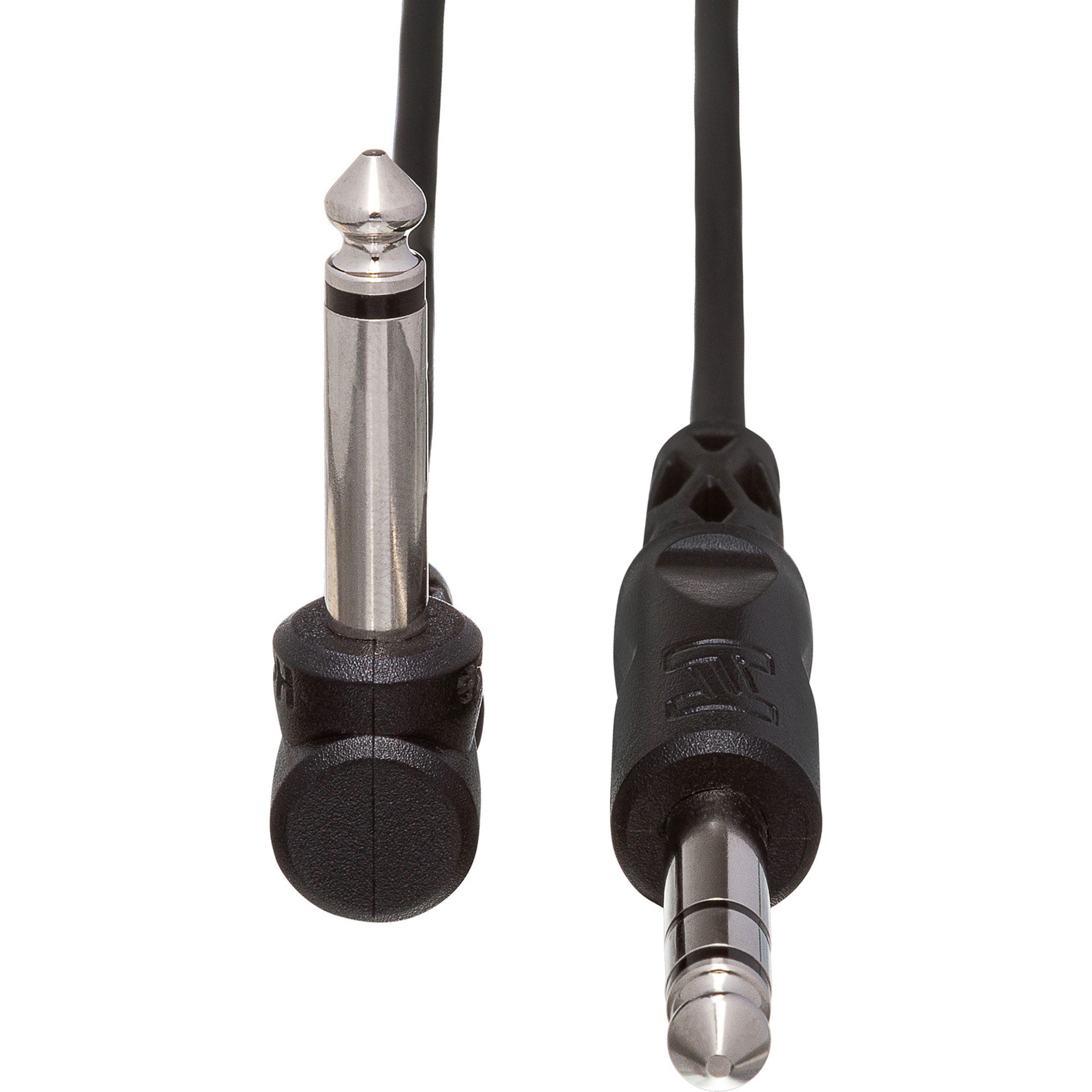 Hosa CPP-103R 1/4" TS to Right-Angle 1/4" TS Unbalanced Interconnect Cable (3')