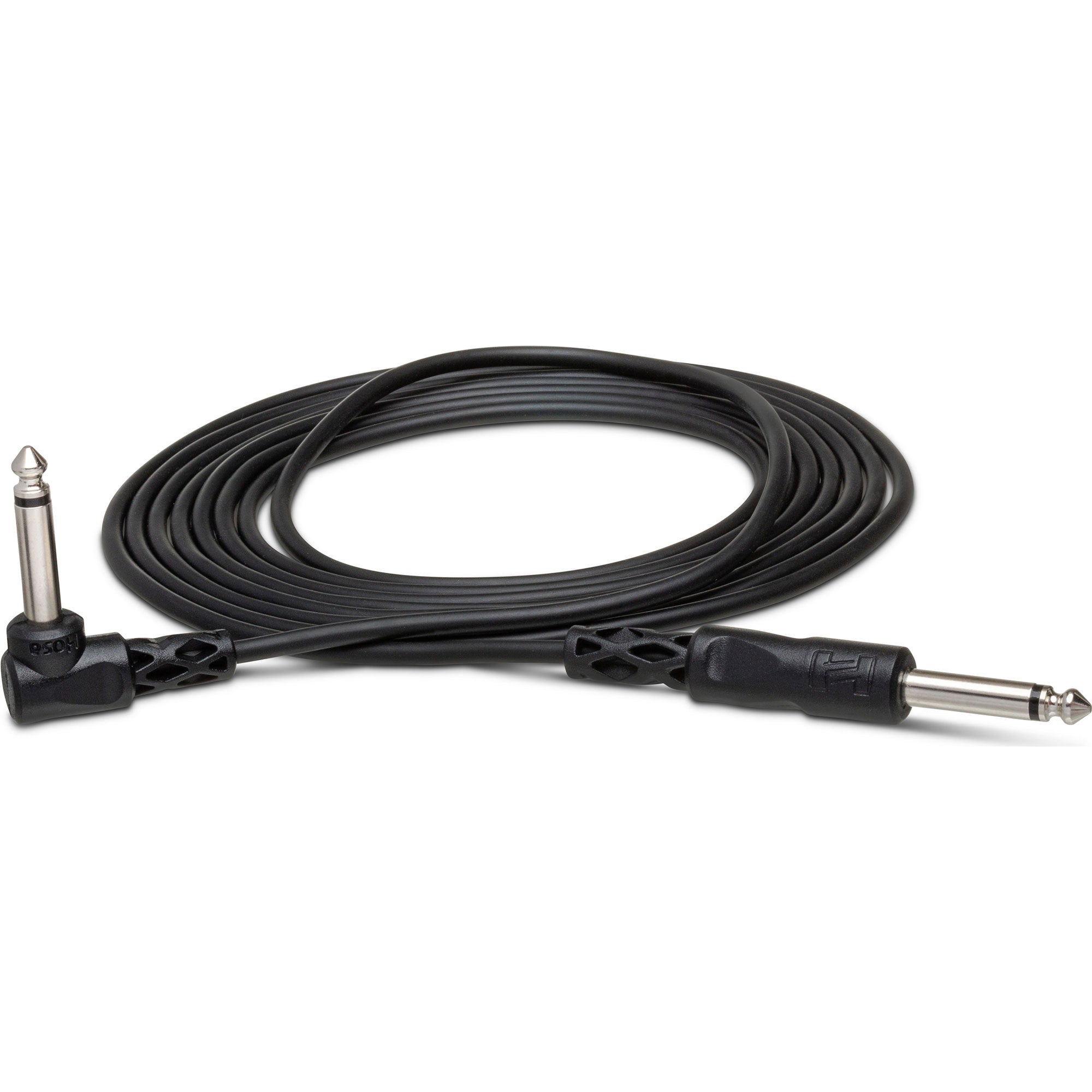 Hosa CPP-103R 1/4" TS to Right-Angle 1/4" TS Unbalanced Interconnect Cable (3')