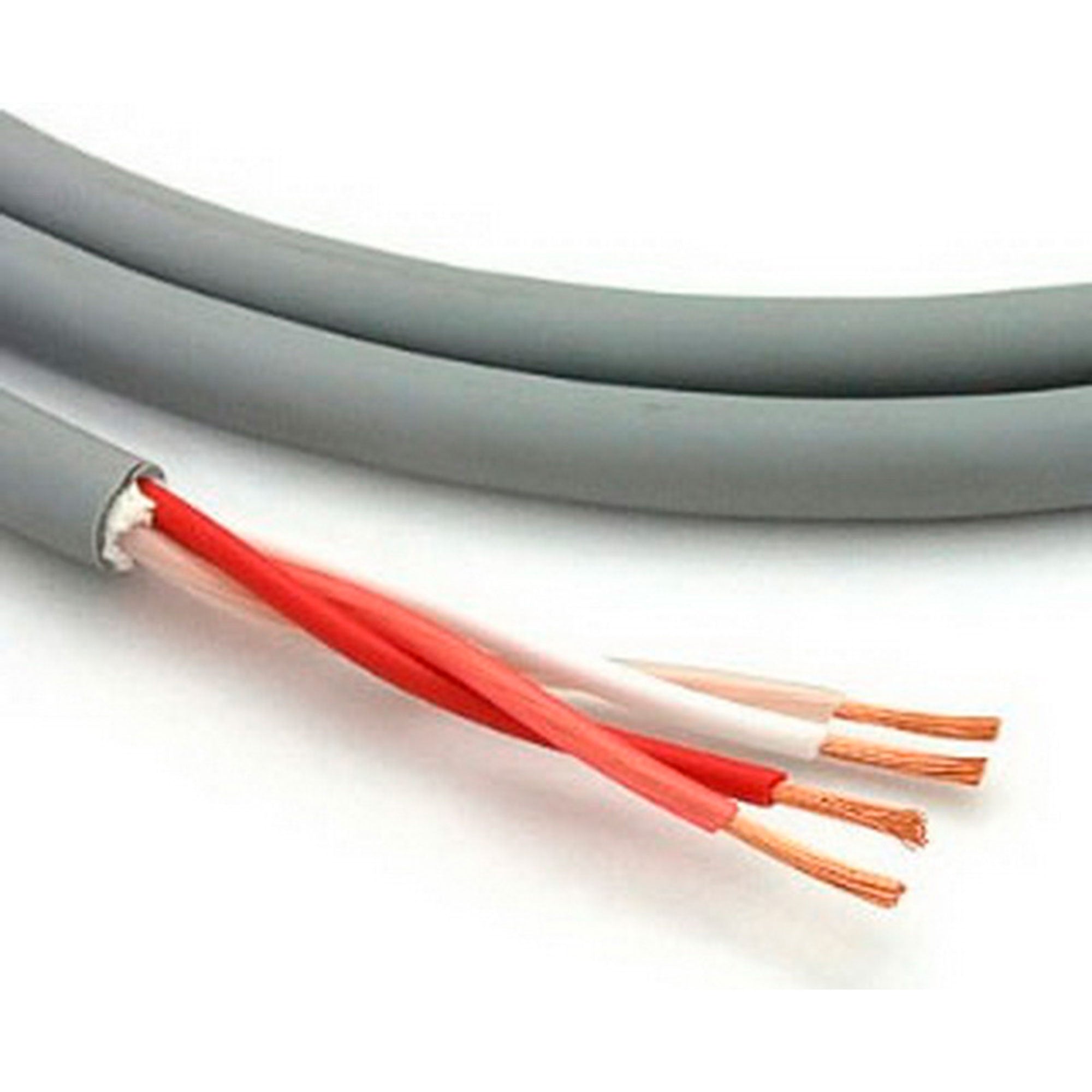 Canare 4S11G OFC Oxygen-Free Copper Star Quad Speaker Cable, 14AWG (Grey, By the Foot)