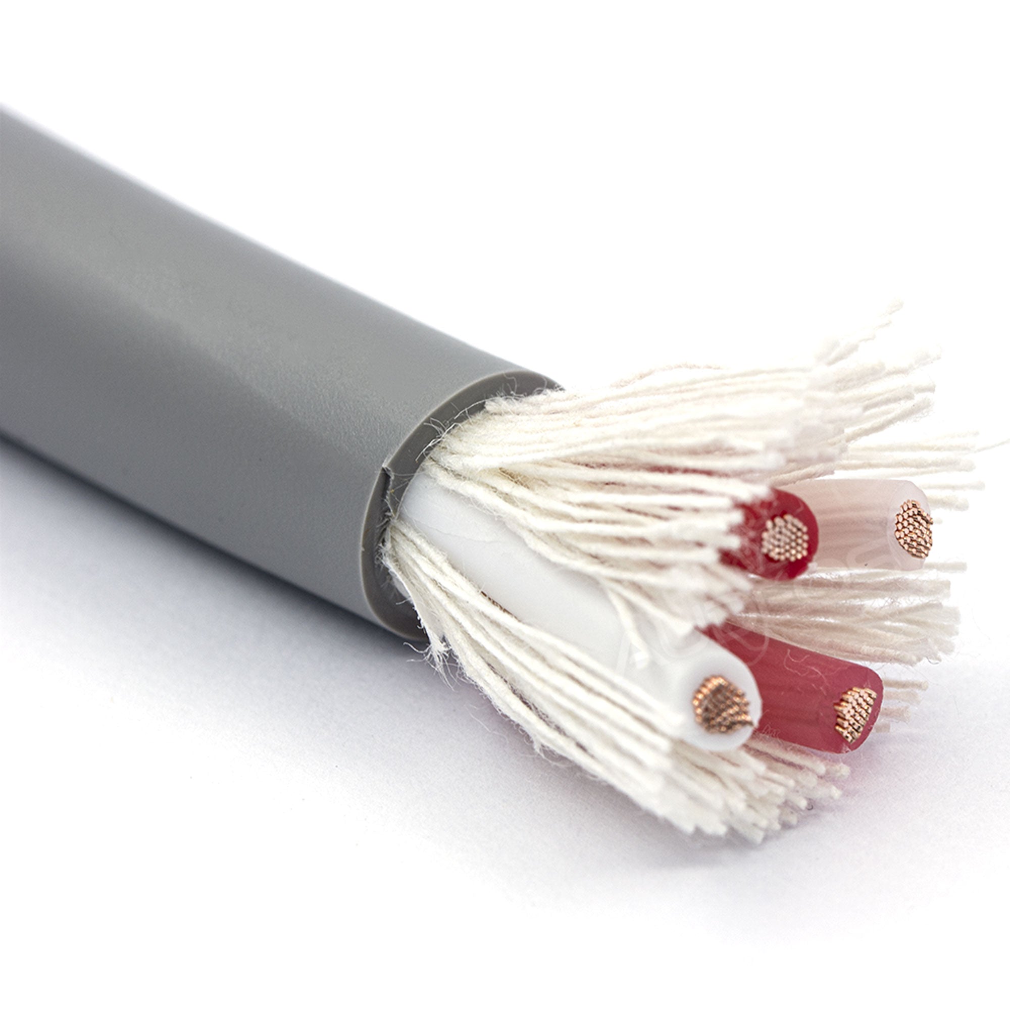 Canare 4S11G OFC Oxygen-Free Copper Star Quad Speaker Cable, 14AWG (Grey, 328'/100m)