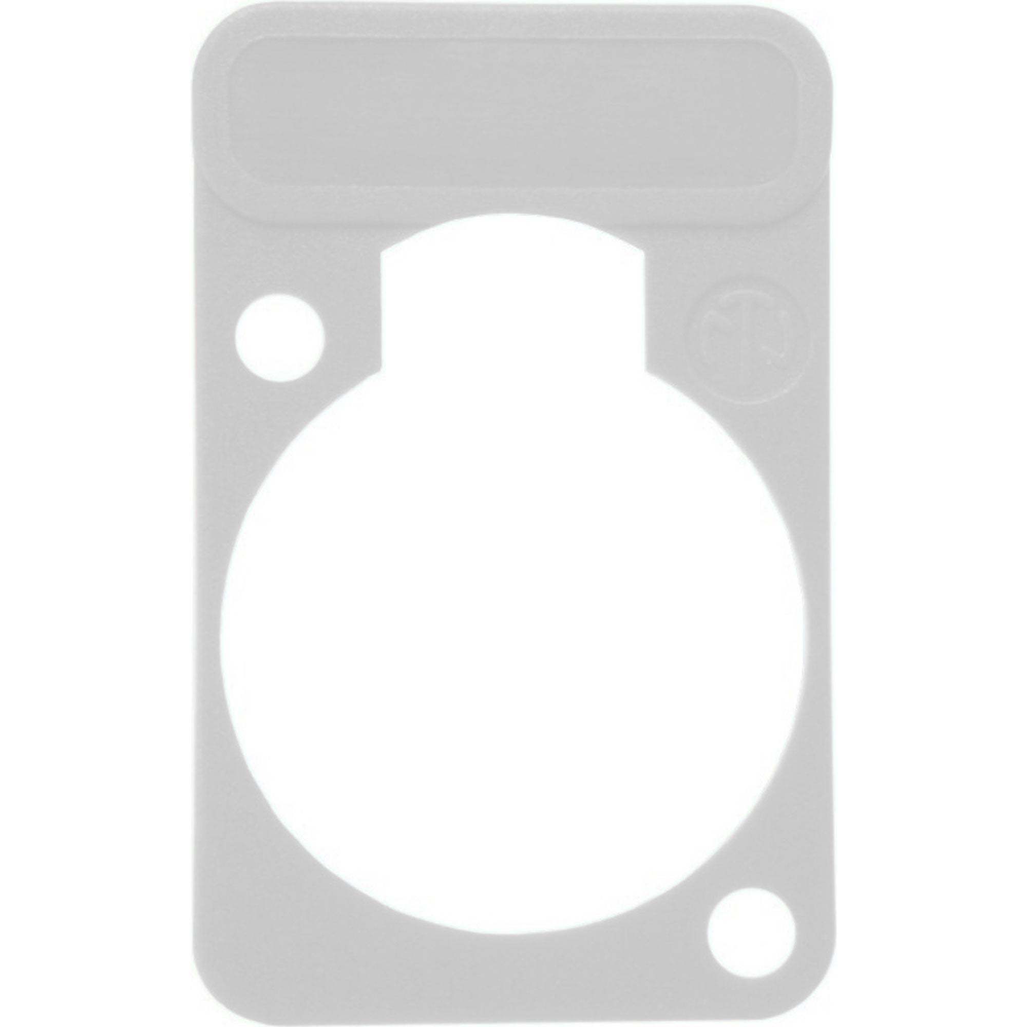 Neutrik DSS Lettering Plate (White)