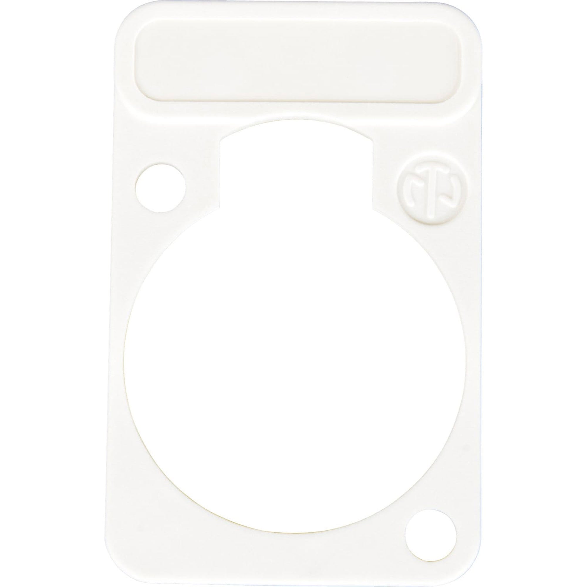 Neutrik DSS Lettering Plate (White)