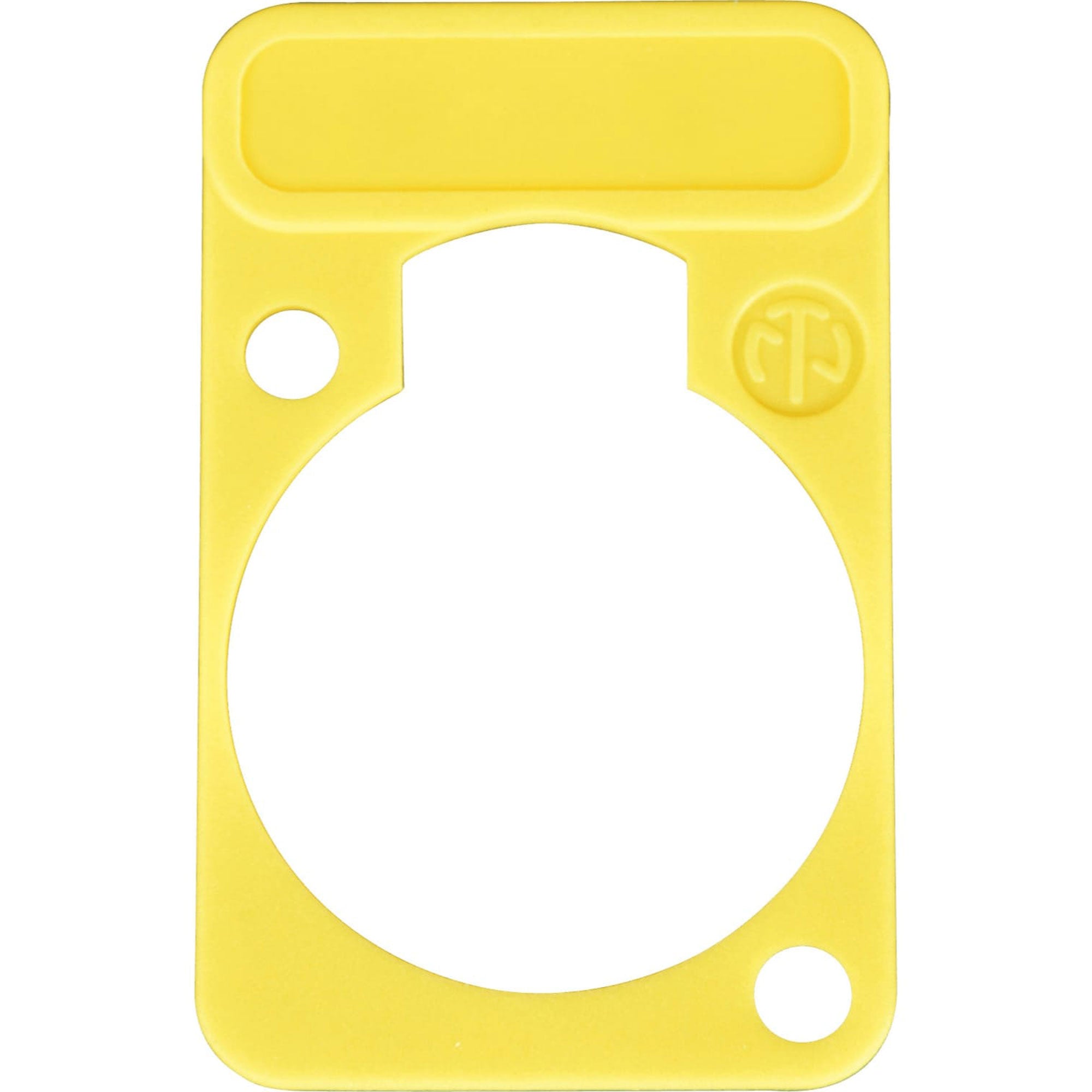 Neutrik DSS Lettering Plate (Yellow)