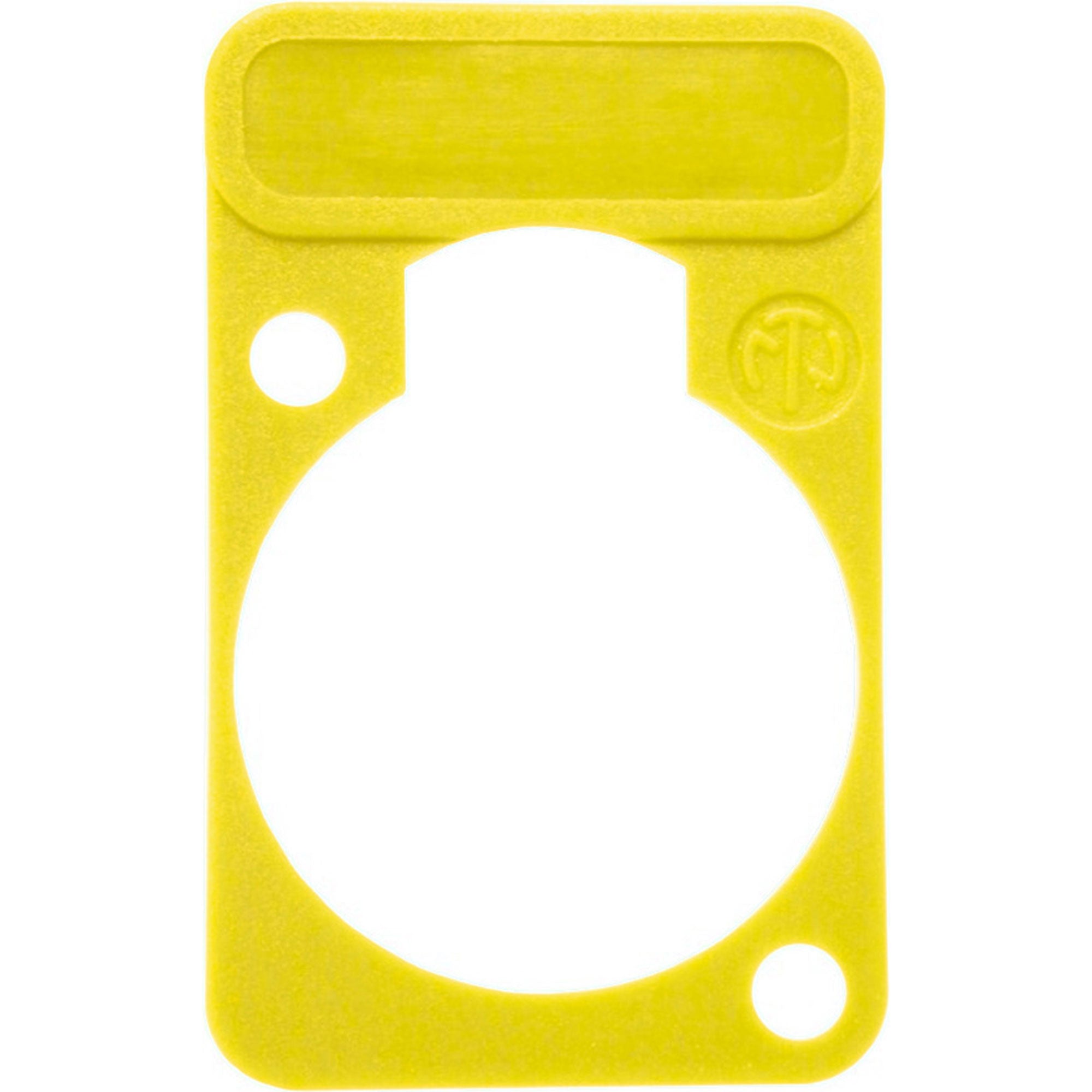 Neutrik DSS Lettering Plate (Yellow)